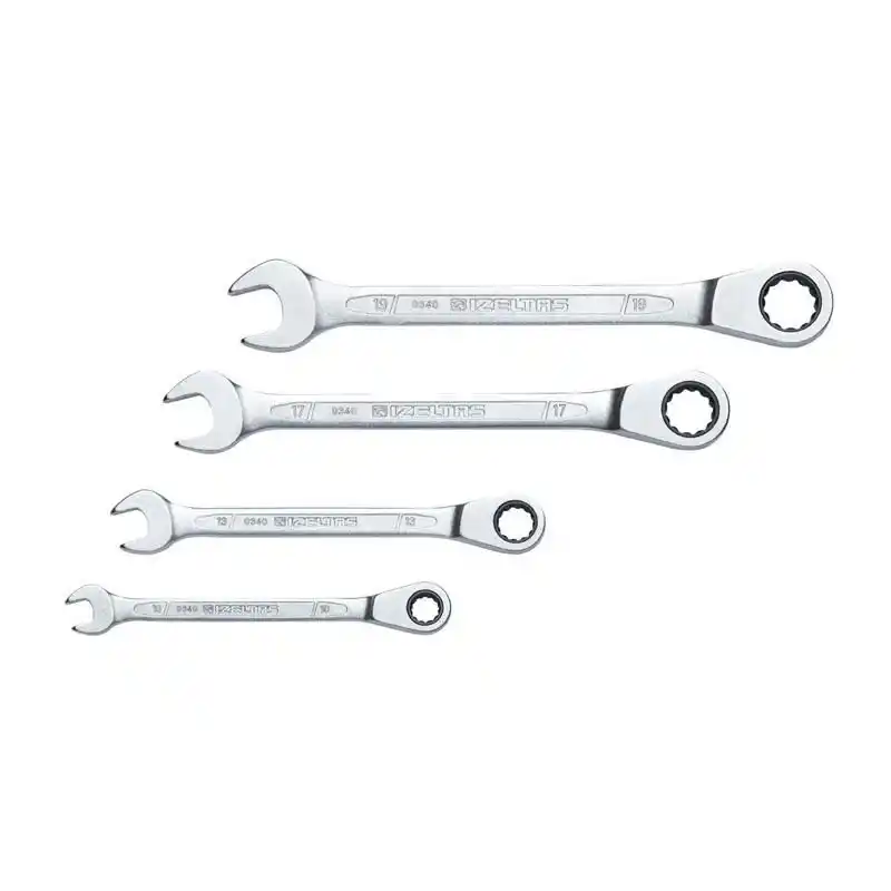 İzeltaş 13000005343 4 Parça Cırcır Kombine Anahtar Takımı