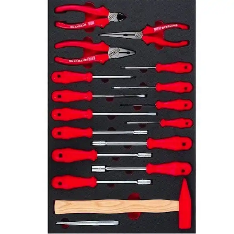 İzeltaş 8235003017 Partner Serisi Dolaplar İçin 3. Çekmece İçi Dolu 17 Parça