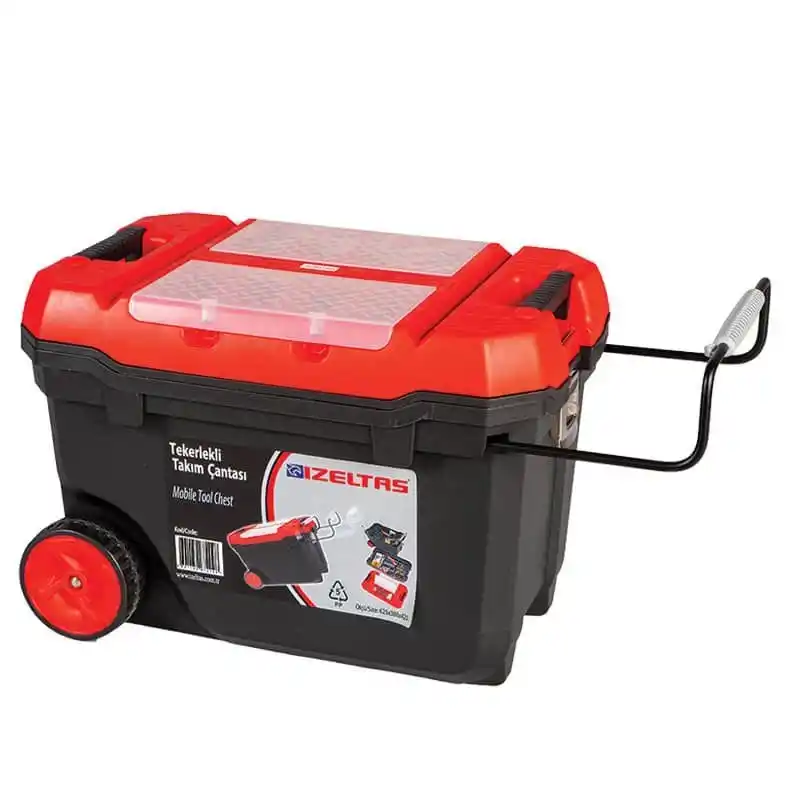 İzeltaş 8445331028 28 Tekerlekli Plastik Takım Çantası