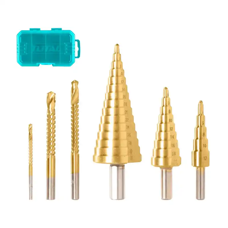 Total TACSD2061 6 Parça Kademeli Matkap Uç Seti