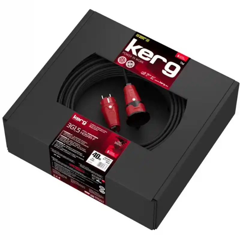 Kerg 40 Mt Uzatma Kablosu 3x1,5mm2