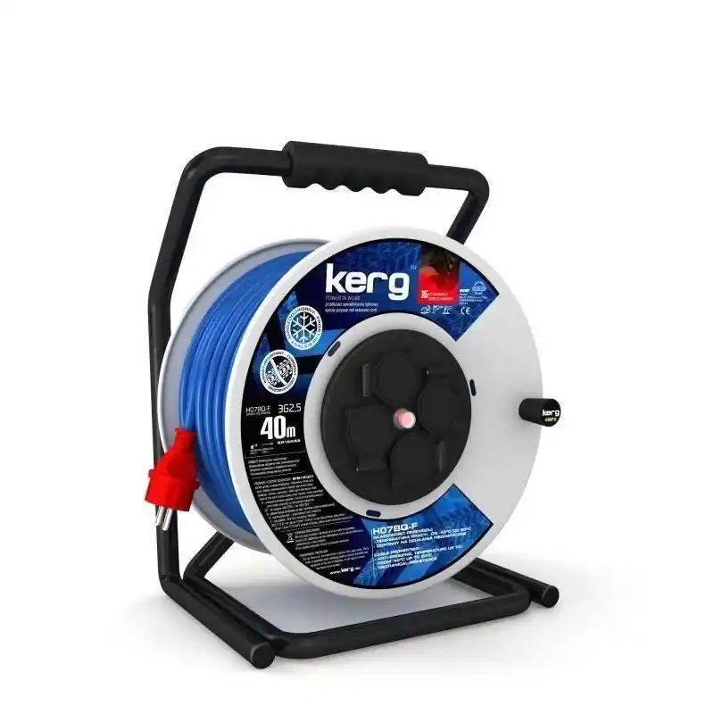 KERG Ağır Hizmet Tipi Uzatma Kablosu (40m, 3x2,5mm2) - 15 Yıl Garantili