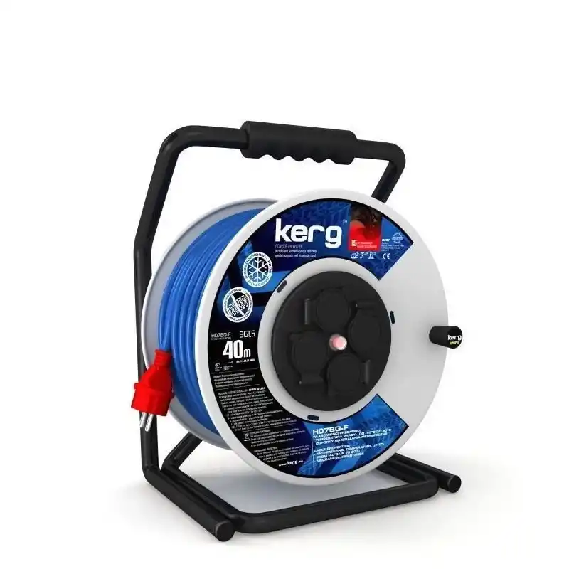 KERG Ağır Hizmet Tipi Uzatma Kablosu (40m, 3х1.5mm2) - 15 Yıl Garantili