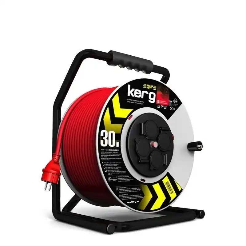 KERG Profesyonel Uzatma Kablosu (30m, 3x2,5mm2) - 15 Yıl Garantili