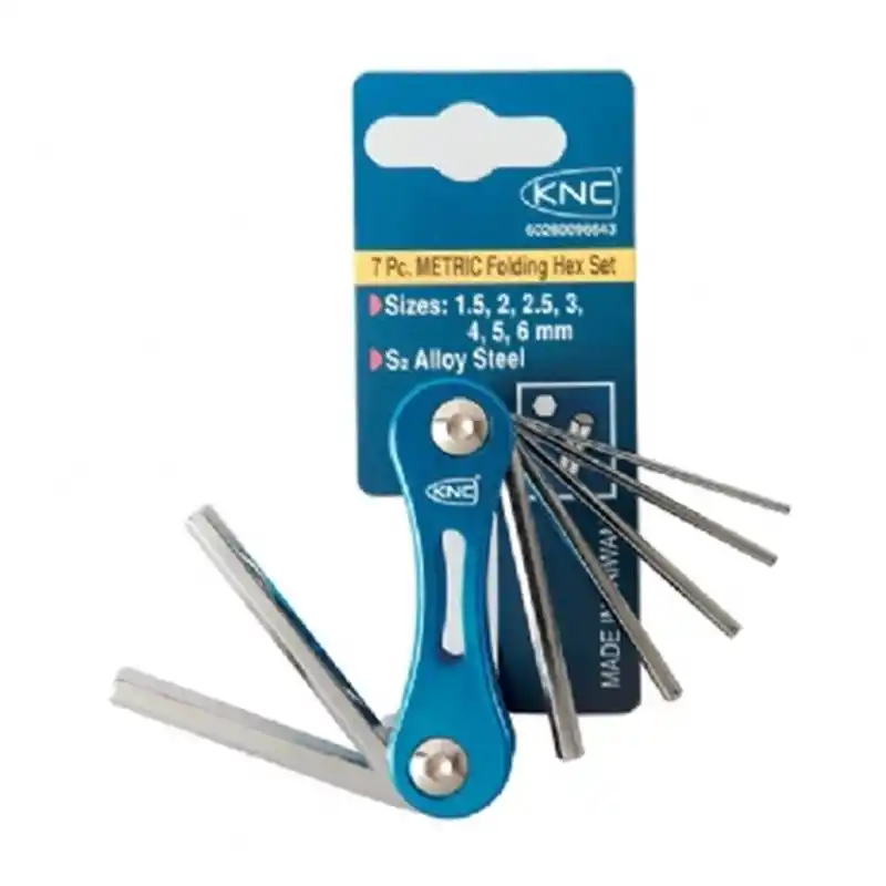 KNC 009.6643 009.6643 7 Parça Çakı Tipi Alyan Anahtar Takımı