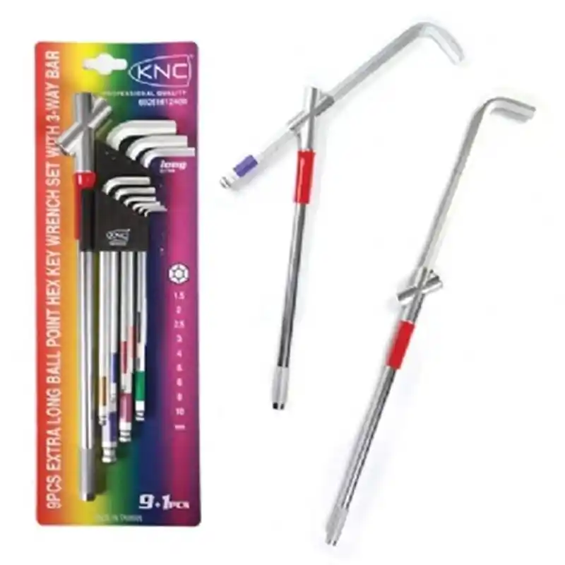 KNC 161.2400 161.2400 10 Parça Bombe Başlı Alyan Takımı