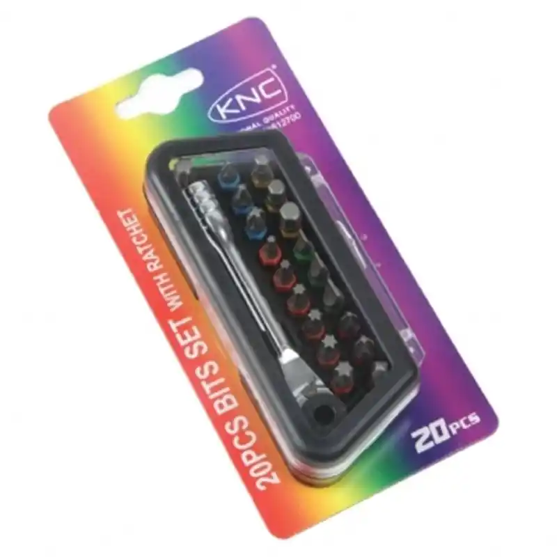 KNC 20 Parça 25mm 1/4 Renkli Bits Uç