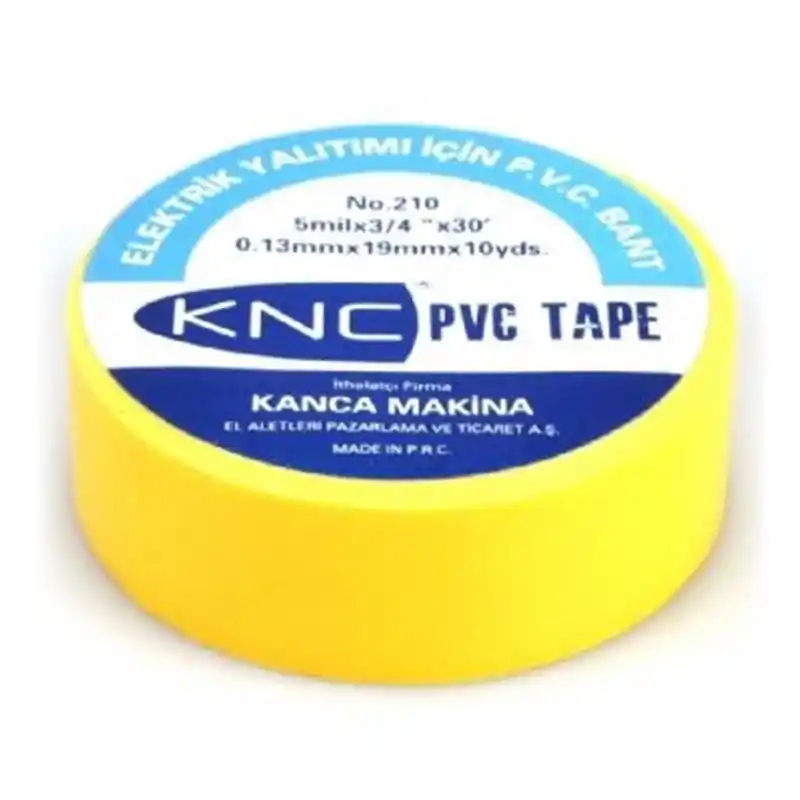 KNC Sarı PVC Elekrikçi Bandı