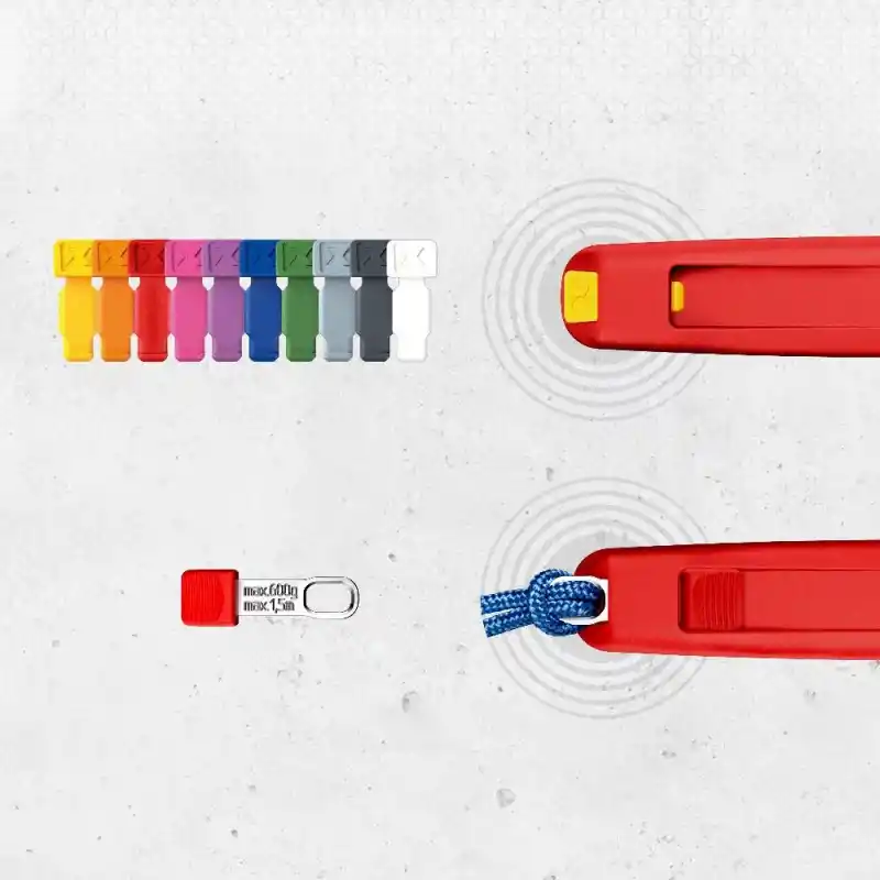 Knipex 00 61 10 C V02 Renk Kodlu Klipsler 2 Renk 10 adet