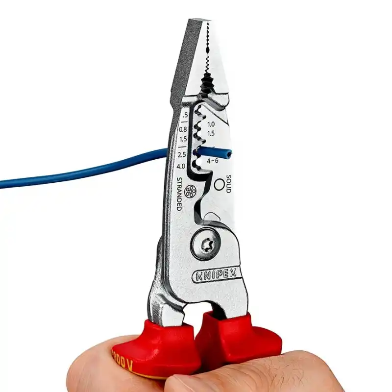 Knipex 13 76 200 ME Kablo Sıyırıcı Çok Fonksiyonlu Pense VDE