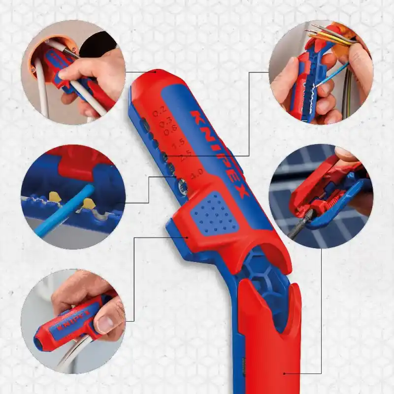 Knipex 16 95 03 SB ErgoStrip® PV Kablo Soyma Aleti