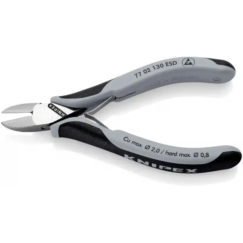 Knipex 77 02 130 ESD Elektronikçi Yan Keski 130 mm