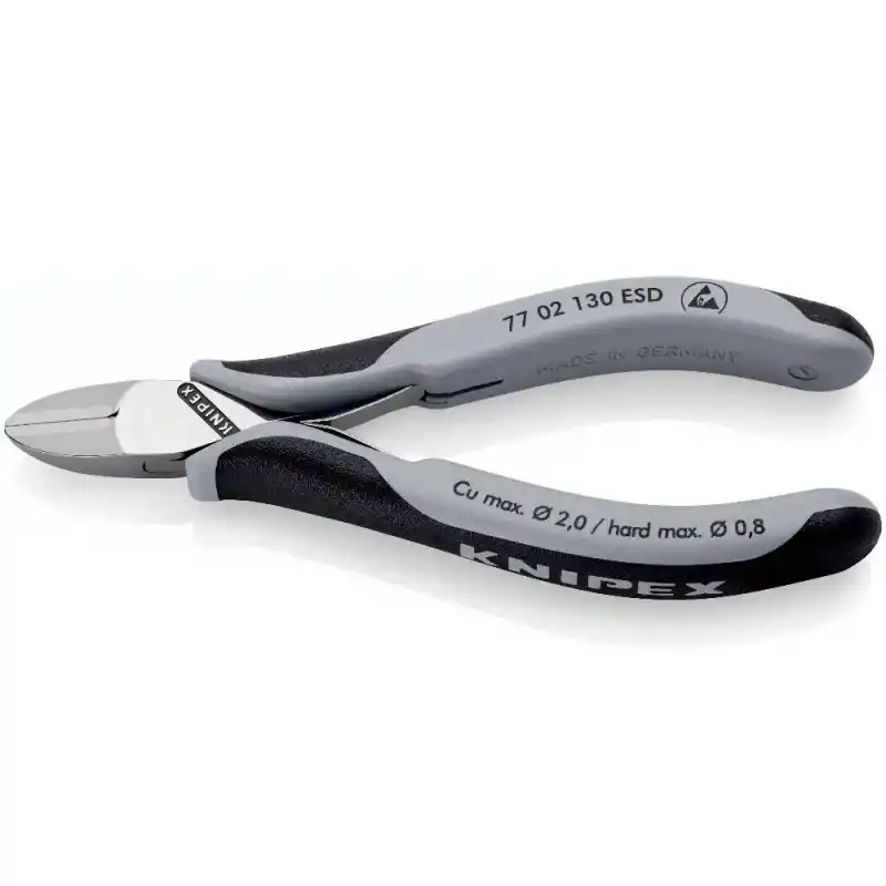 Knipex 77 02 130 ESD Elektronikçi Yan Keski 130 mm