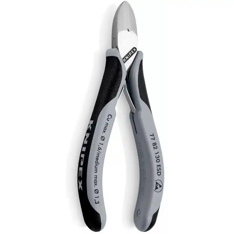 Knipex 77 82 130 ESD Hassas Elektronikçi Yan Keski 130 mm