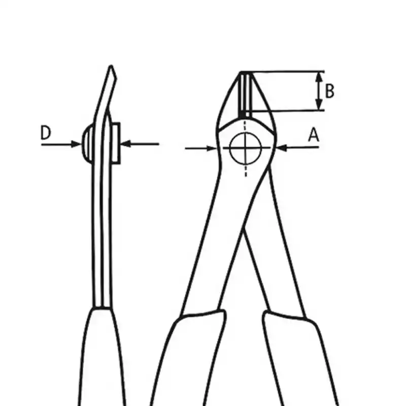 Knipex 78 71 125 ESD Elektronik Süper Kesim Pense 125mm