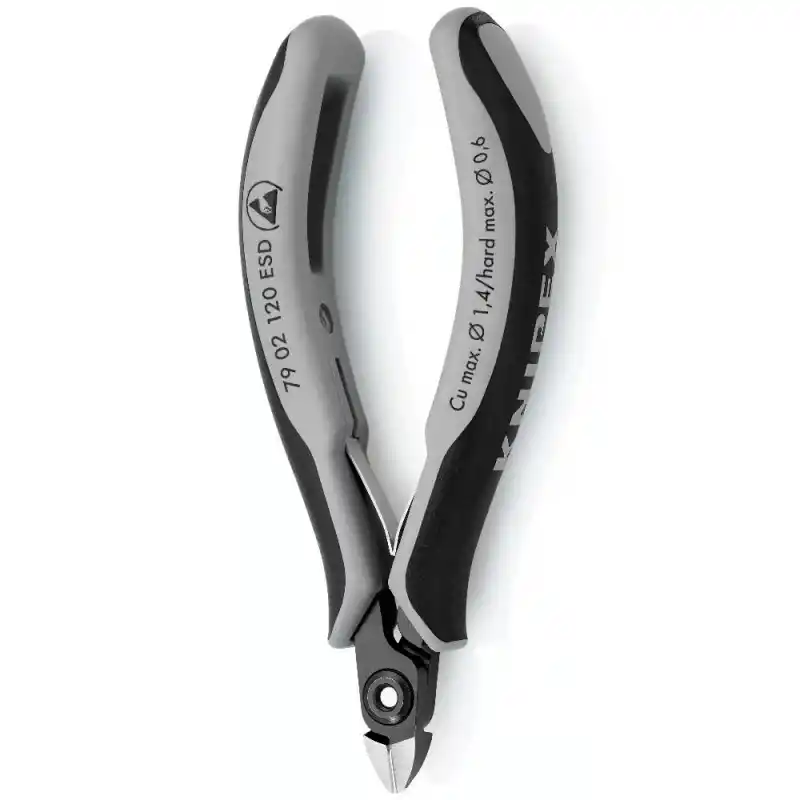 Knipex 79 02 120 ESD Hassas Elektronikçi Yan Keski 120 mm