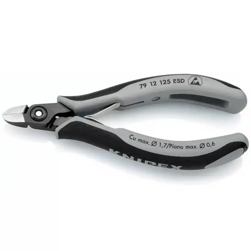 Knipex 79 12 125 ESD Hassas Elektronikçi Yan Keski 125 mm