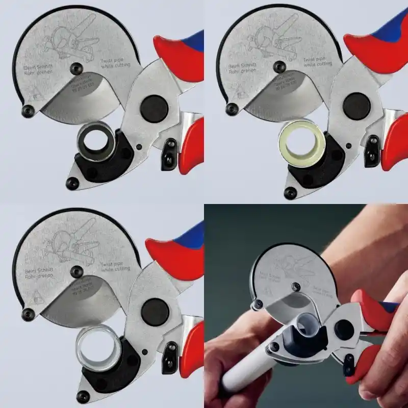 Knipex 90 25 40 Kompozit ve Plastik Boru Makası 25-40 mm