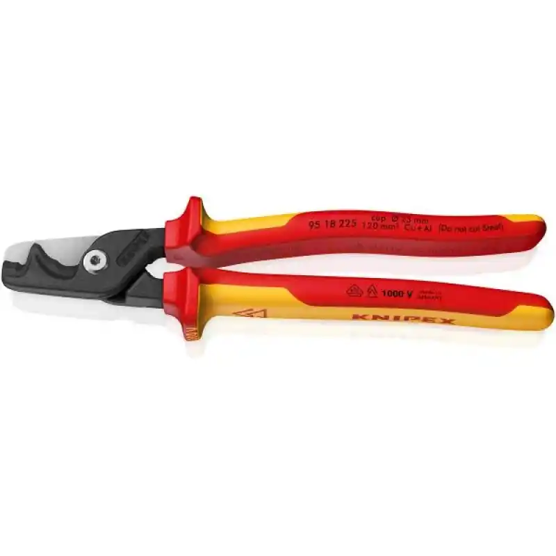 Knipex 95 18 225 StepCut XL Kademeli Kesimli Kablo Makası