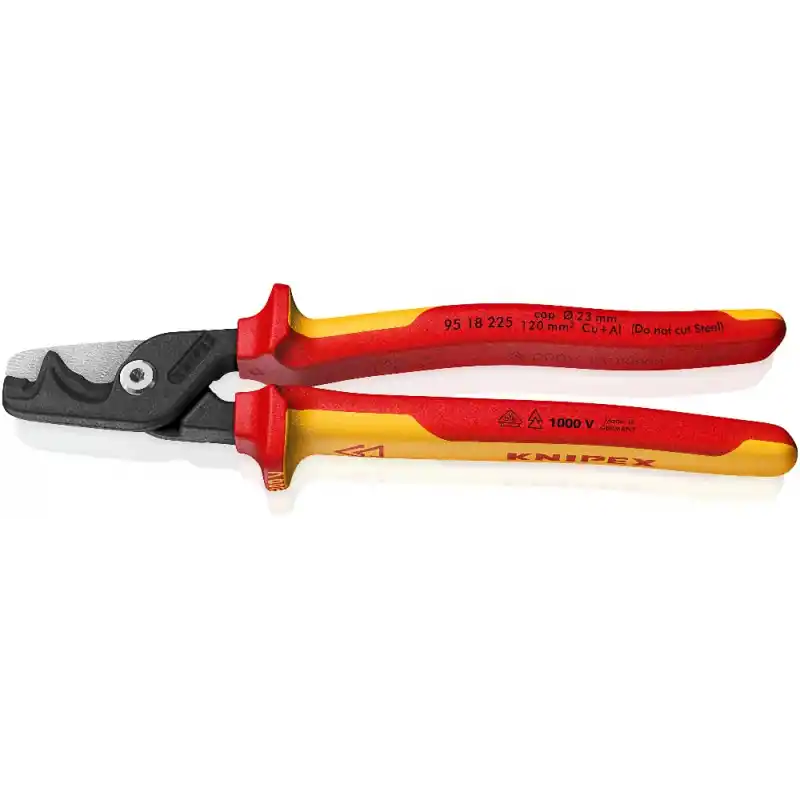 Knipex 95 18 225 StepCut XL Kademeli Kesimli Kablo Makası