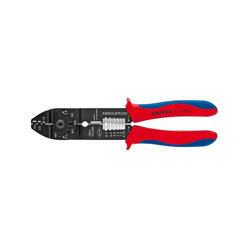 Knipex 97 21 215B Çok Fonksiyonlu Pabuç Sıkma Pensi