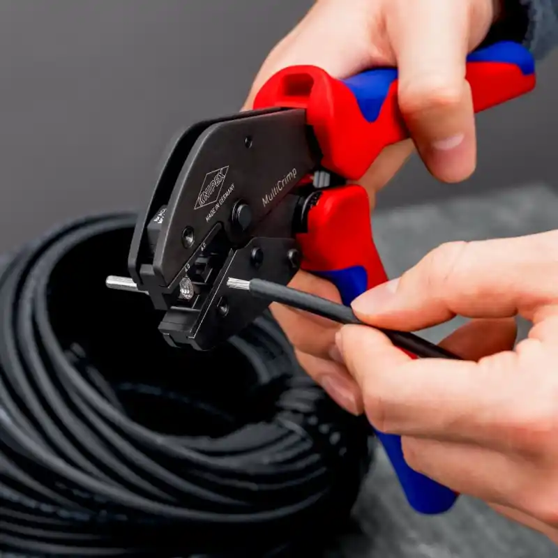 Knipex 97 33 03 MultiCrimp Değiştirilebilir Çeneli Pabuç Sıkma Pensesi