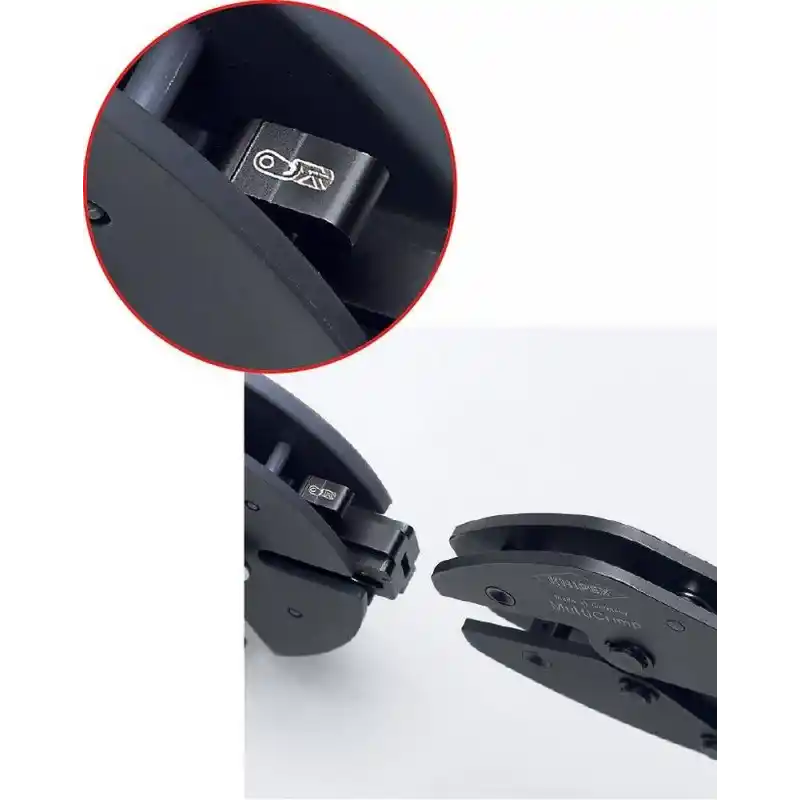 Knipex 97 39 90 Sıkma Penseleri için Değiştirelebilir Çeneli Yüksük Sıkma