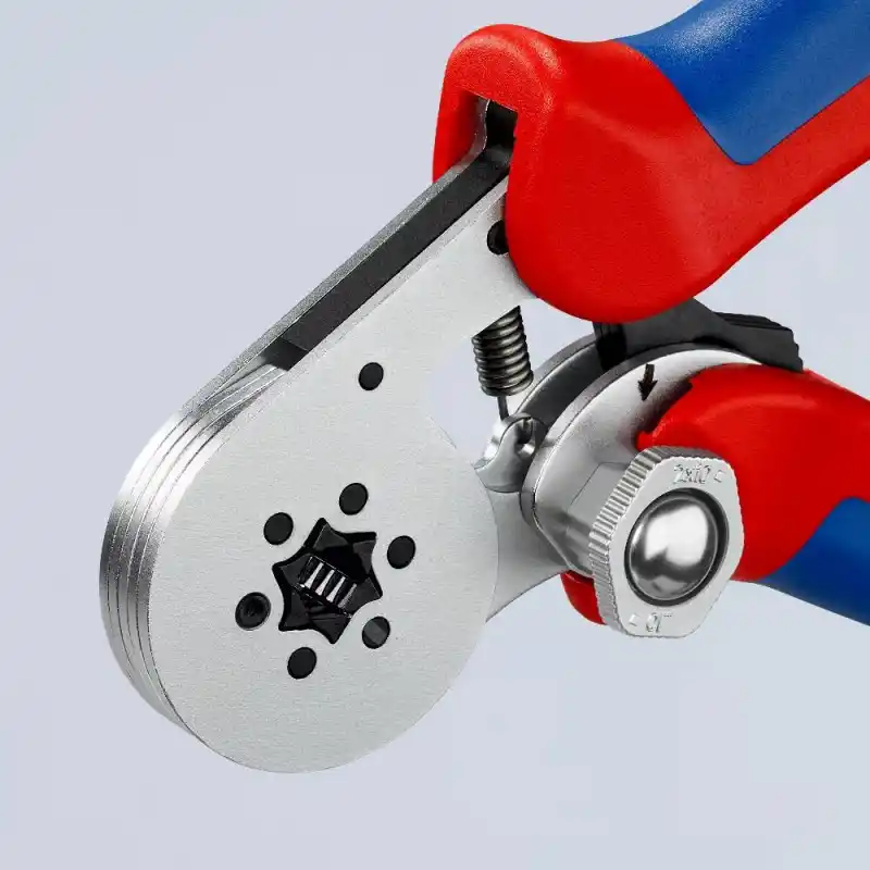 Knipex 97 55 14 Kendiliğinden Ayarlanan Kablo Yüksük Sıkma Pense