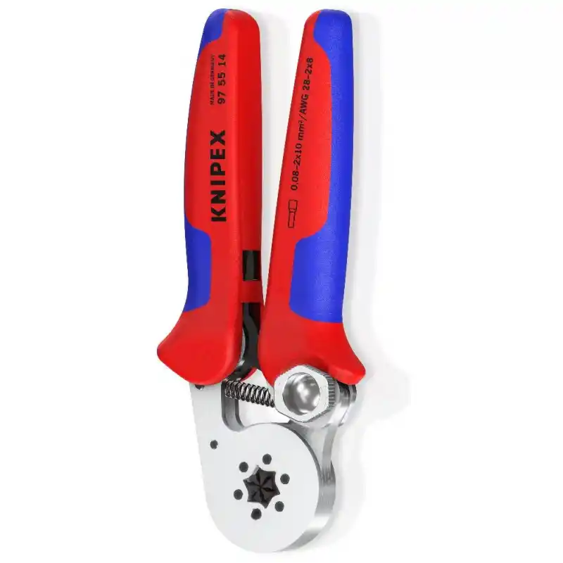 Knipex 97 55 14 Kendiliğinden Ayarlanan Kablo Yüksük Sıkma Pense