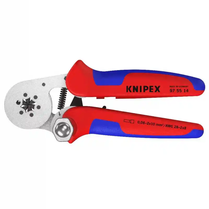 Knipex 97 55 14 Kendiliğinden Ayarlanan Kablo Yüksük Sıkma Pense