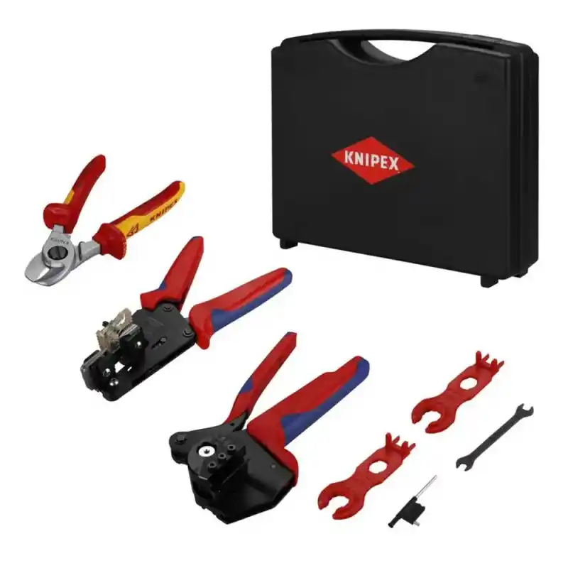 Knipex 97 91 04 V01 Fotovoltaik Sistem Alet Seti 7 Parça