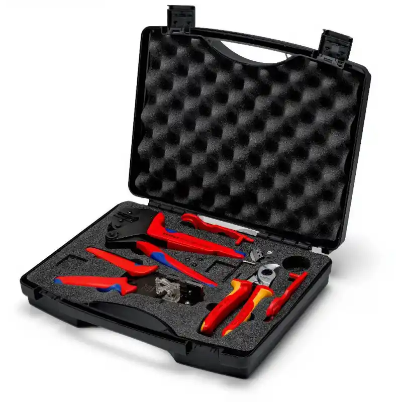 Knipex 97 91 04 V02 MC4 Fotovoltaik Sistem Alet Seti 7 Parça