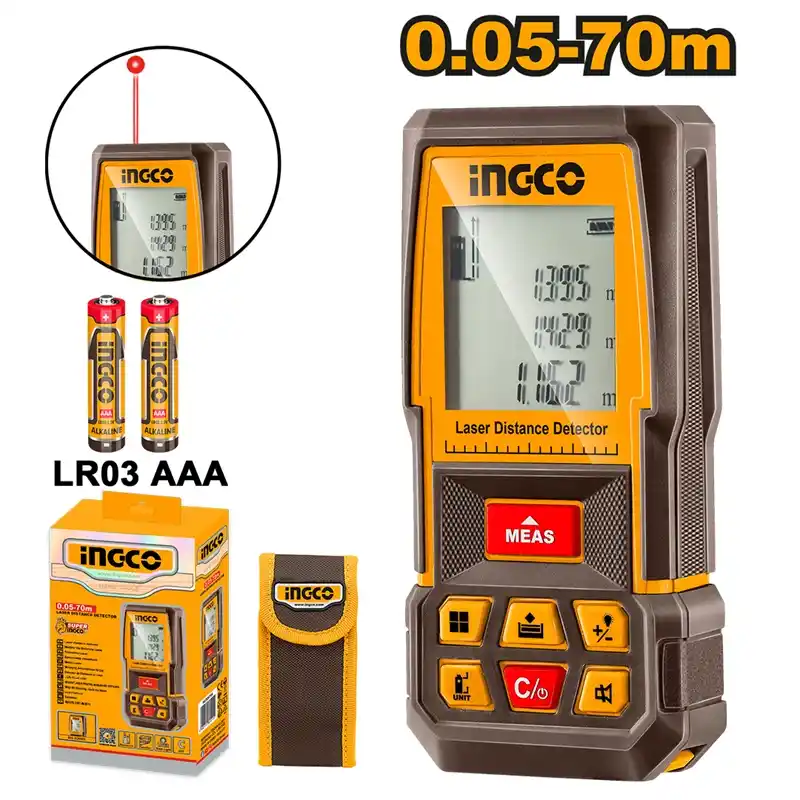 Ingco HLDD0708 Lazer Metre 70 mt
