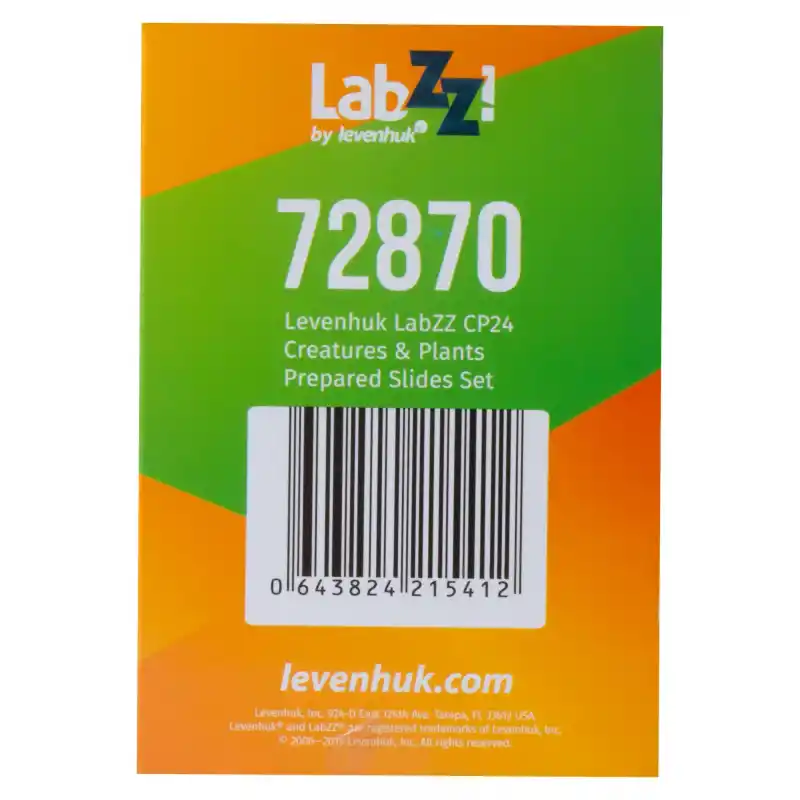 Levenhuk LabZZ CP24 Canlılar ve Bitkiler Hazırlanmış Slayt Seti