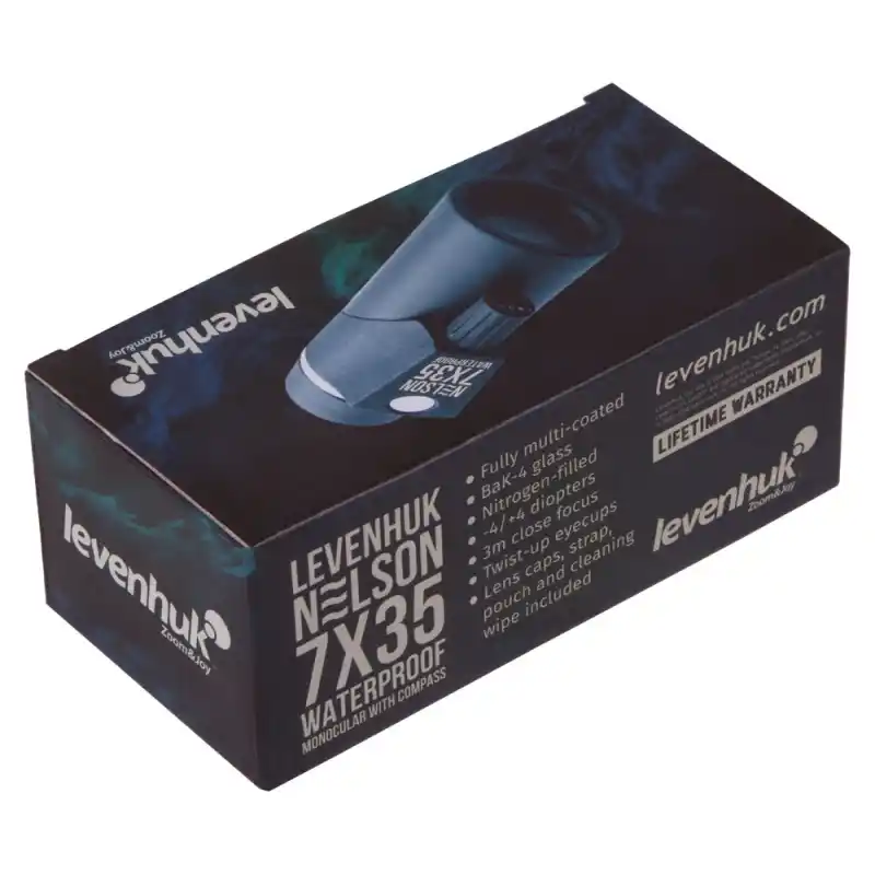 Levenhuk Nelson 7x35 Artıkıllı ve Pusulalı Monoküler Dürbün