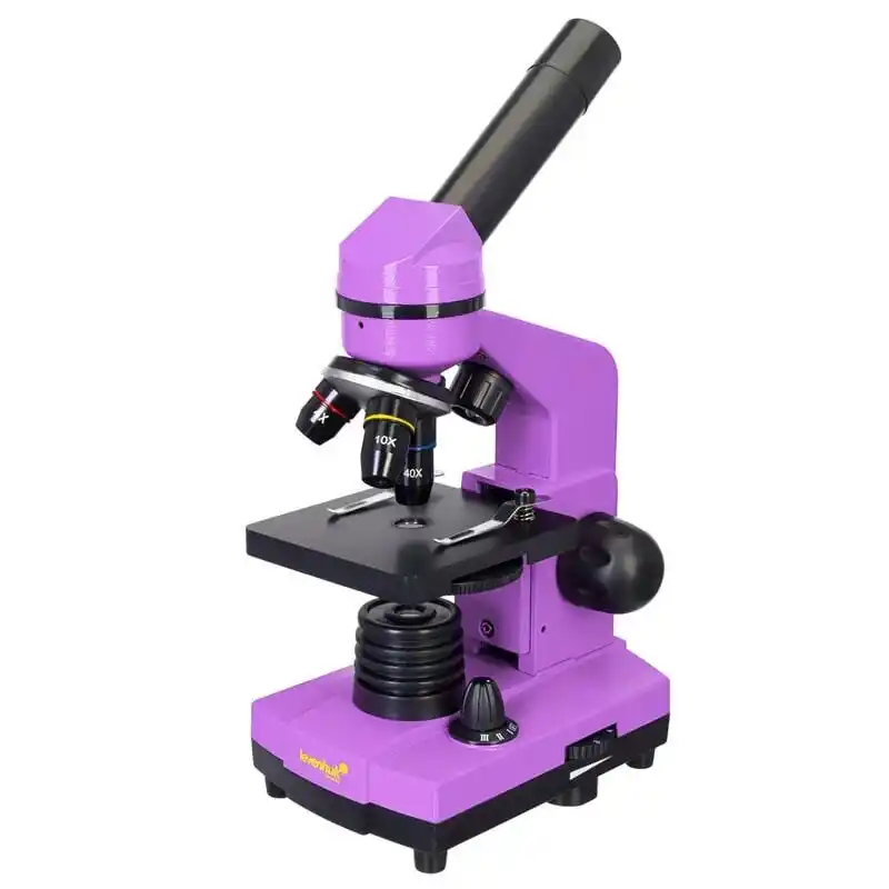 Levenhuk Rainbow 2L Mor Mikroskop İngilizce