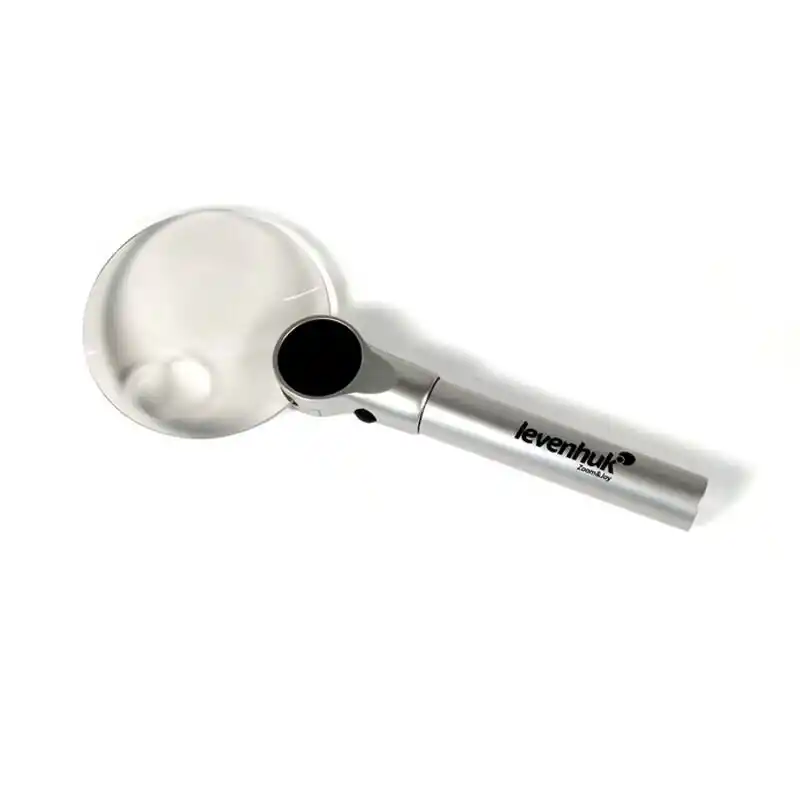 Levenhuk Zeno 400 Metal LED 2/4x, 88/21mm Büyüteç