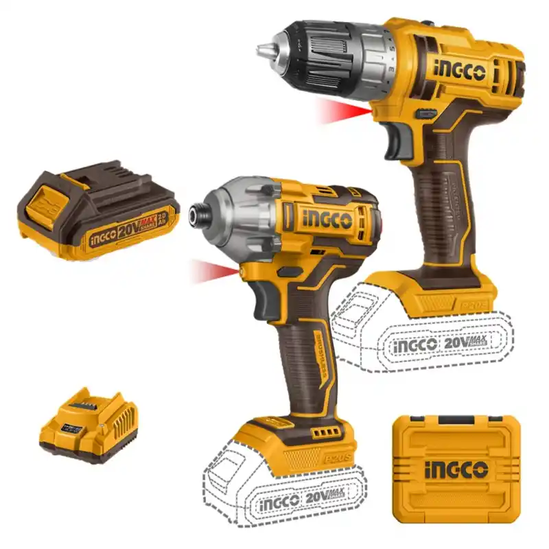 Ingco COSLI230708 Akülü Matkap ve Vidalama Seti