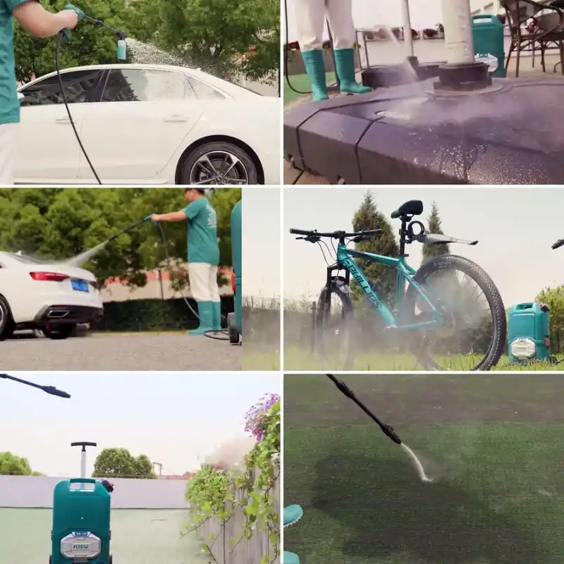 Total TPWLI4006 Solo Akülü Su Tanklı Basınçlı Yıkama Makinesi 80 Bar