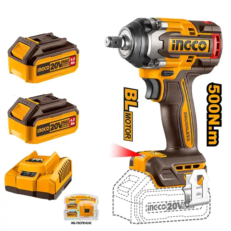 Ingco CIWLI20501 Akülü Somun Sıkma 1/2