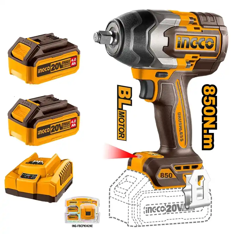 Ingco CIWLI20851 Akülü Somun Sıkma 1/2