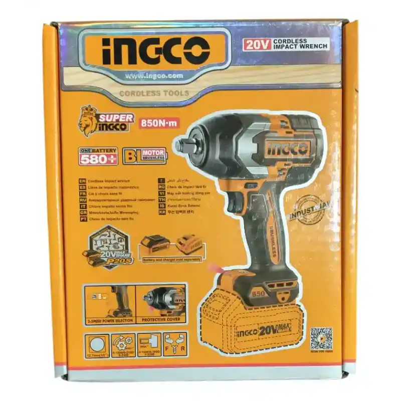 Ingco CIWLI20851 Akülü Somun Sıkma 1/2