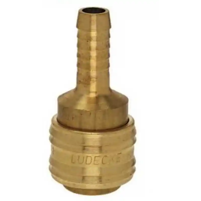 LÜDECKE ES 10 T Stoper Gövde (Hortum İçin 10mm)