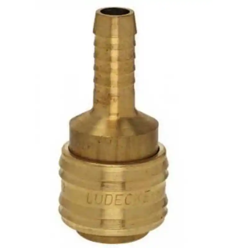 LÜDECKE ES 13 T Stoper Gövde (Hortum İçin 13mm)