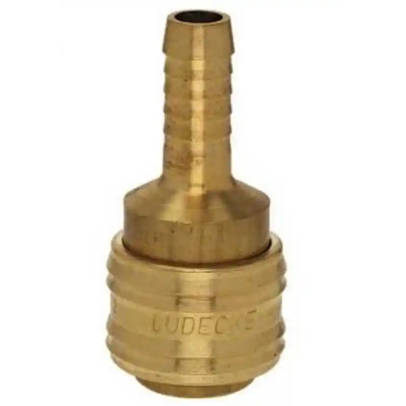 LÜDECKE ES 8 T Stoper Gövde (Hortum İçin 8mm)