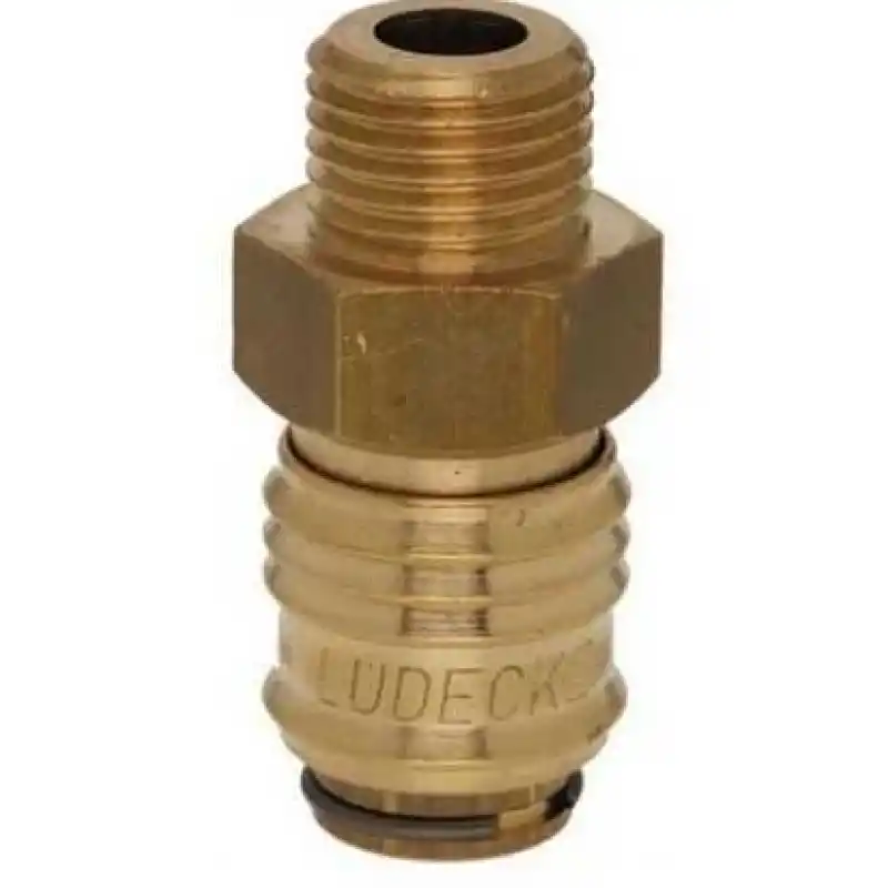 LÜDECKE ESM 14 A Mini Stoper Gövde (1/4” Erkek)