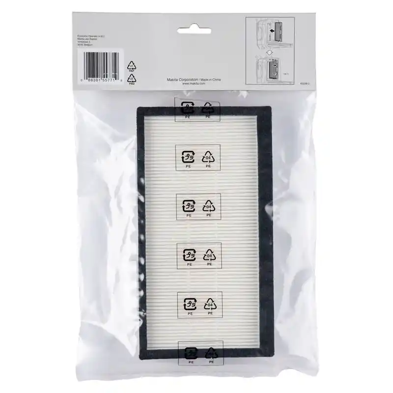 Makita 191D12-9 Sırt Tipi Elektrikli Süpürge Hepa Filtre