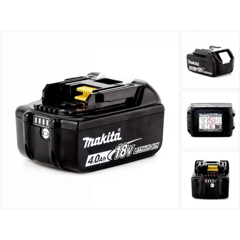 Makita 197265-4 BL1840B Model 18 Volt 4.0Ah Güç Sürgülü Güç Göstergeli Yedek Akü