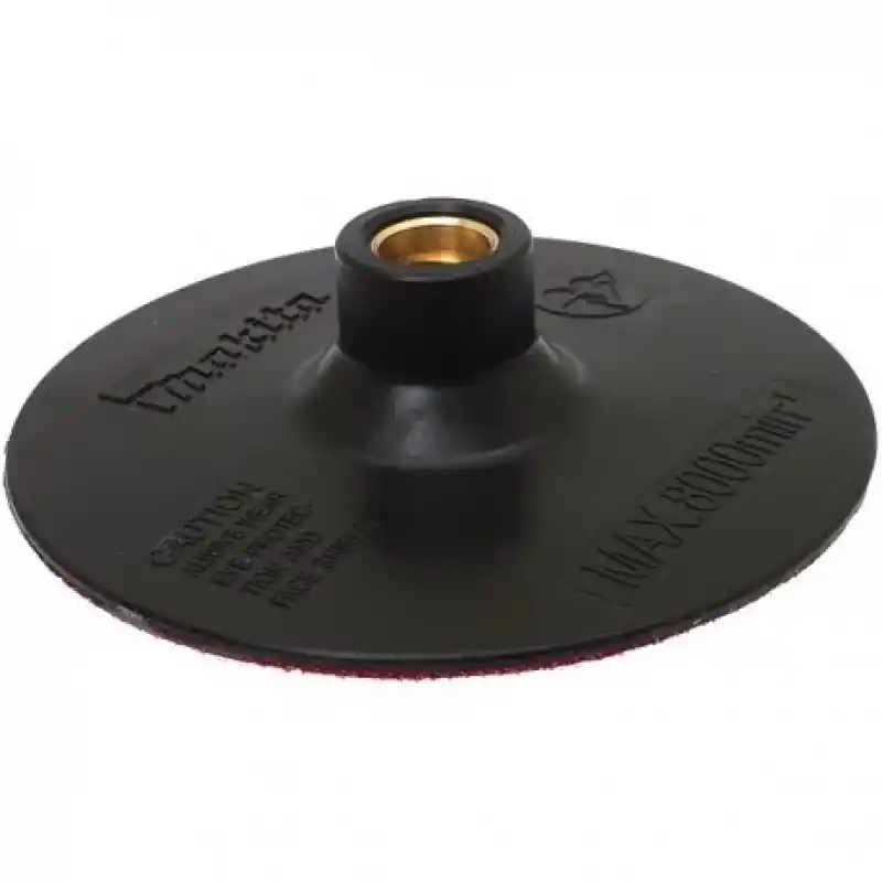 Makita 743060-6 9565CV Taşlama için 125mm Cırtlı Lastik Taban