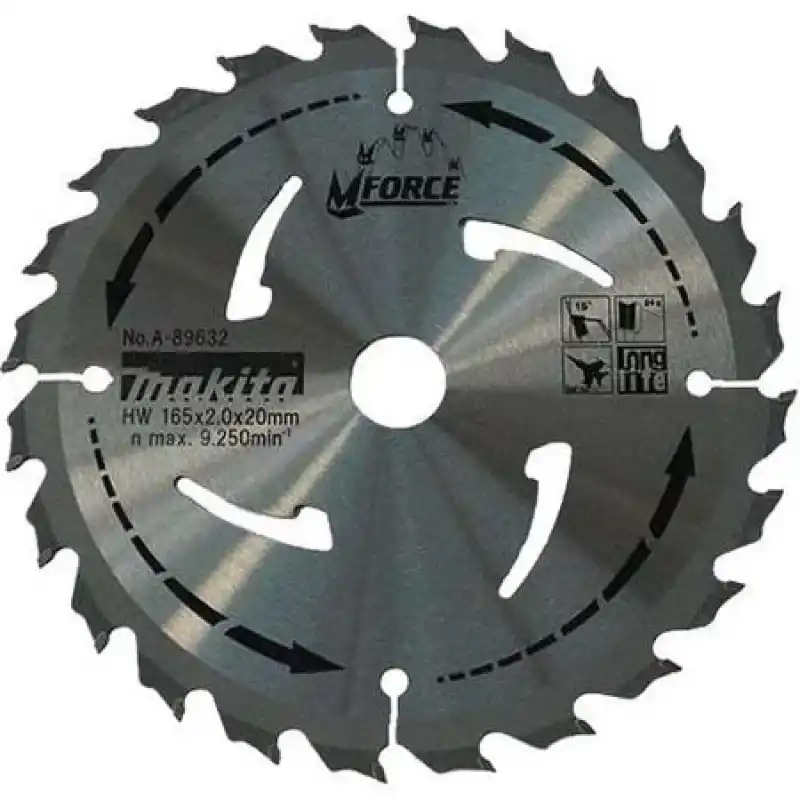 Makita A-89632 5604R,HS6601 Daire Testere için Elmas Testere Bıçağı 165x20mm 24 Diş